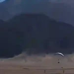 para-drop of BHISHM critical trauma care cube at 15,000 feet 