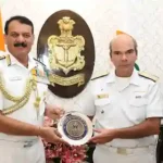 Visit of Admiral Marcos Sampaio Olsen, commander Brazilian Navy