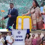 LAUNCH OF ‘ABHAY’, SEVENTH SHIP OF ASW SWC (GRSE) PROJECT