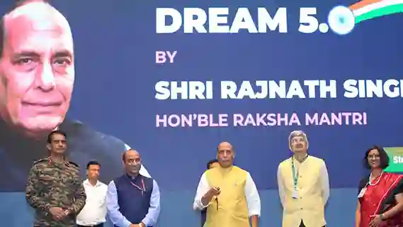 Govt to provide full support to the private sector in taking lead in the field of defence & making India an innovation & technology hub: Raksha Mantri