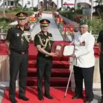 ARMY CHIEF GENERAL UPENDRA DWIVEDI PRESENTS PRESIDENT'S COLOURS TO FOUR BATTALIONS OF MECHANISED INFANTRY