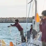 NAVIKA SAGAR PARIKRAMA II INSV TARINI ARRIVES AT FREMANTLE, AUSTRALIA