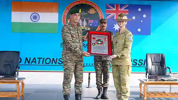 INDIA- AUSTRALIA JOINT MILITARY EXERCISE AUSTRAHIND COMMENCES IN MAHARASHTRA