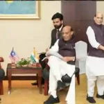 Raksha Mantri meets his Malaysian & Lao PDR counterparts on the sidelines of 11th ASEAN Defence Ministers Meeting-Plus at Vientiane