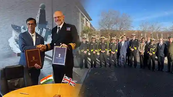 Statement of Intent on Cooperation on Design & Development of Electric Propulsion Systems for Indian Navy signed with UK