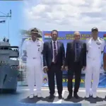 INS SARVEKSHAK ARRIVES AT PORT LOUIS