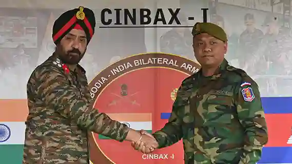 INDIA AND CAMBODIA COMMENCES INAUGURAL JOINT TABLE TOP EXERCISE CINBAX IN PUNE