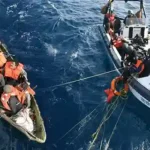 Indian Coast Guard Rescues 12 distressed Seafarers in North Arabian Sea in coordination with their Pakistani Counterpart