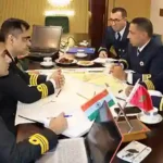 INDIAN NAVAL SHIP TUSHIL AT CASABLANCA, MOROCCO