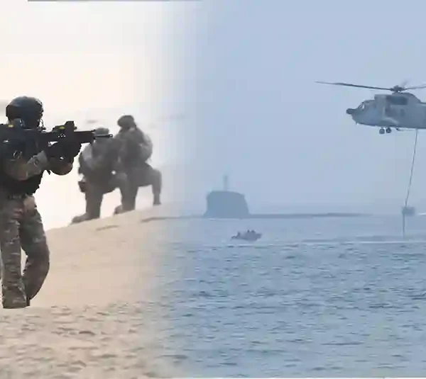 OPERATIONAL DEMONSTRATION BY INDIAN NAVY'S EASTERN NAVAL COMMAND