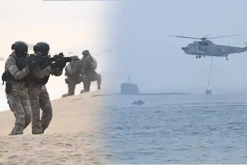 OPERATIONAL DEMONSTRATION BY INDIAN NAVY'S EASTERN NAVAL COMMAND