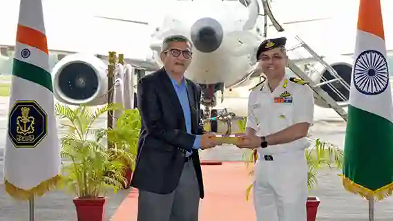 Defence Secretary visits Indian Navy's premier Naval Air Station INS Rajali