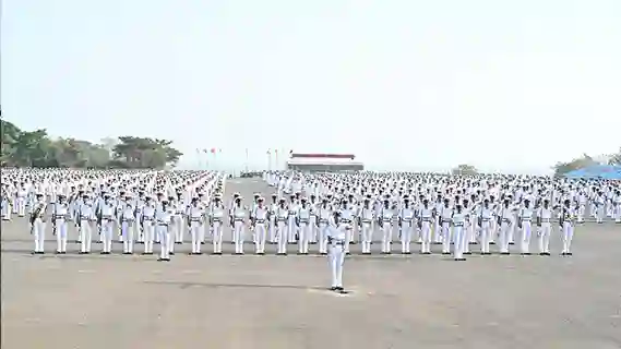 CURTAIN RAISER: PASSING OUT PARADE OF FIFTH BATCH OF AGNIVEERS AT INS CHILKA