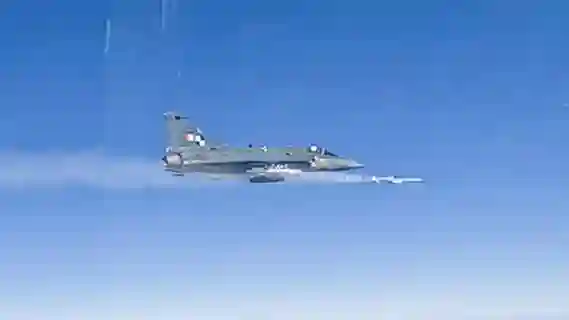 Tejas LCA AF MK1 test-fires Beyond Visual Range Air-to-Air Missile