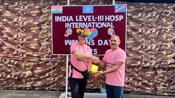 INTERNATIONAL WOMEN'S DAY 2025 CELEBRATIONS AT INDIAN HOSPITAL, MONUSCO