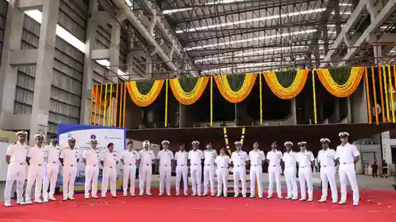 KEEL LAYING OF SECOND FLEET SUPPORT SHIP FOR INDIAN NAVY