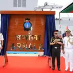 INS ARNALA COMMISSIONED INTO INDIAN NAVY IN THE PRESENCE OF CHIEF OF DEFENCE STAFF, GEN ANIL CHAUHAN