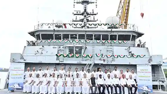 DELIVERY OF FIRST INDIGENOUS DIVING SUPPORT VESSEL - ‘NISTAR’