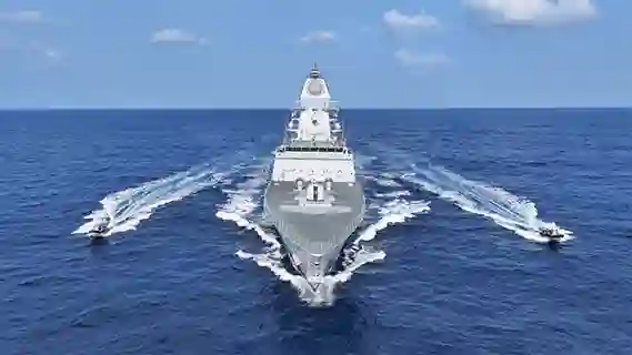 PROJECT 17A INDIGENOUS STEALTH FRIGATE UDAYGIRI DELIVERED TO INDIAN NAVY