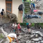 Cloud Burst at Tharali, Chamoli District Uttarakhand