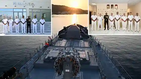 INDIAN NAVAL SHIP TAMAL ARRIVED AT SOUDA BAY, GREECE