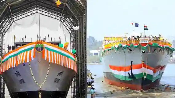 INDIAN NAVY SET TO COMMISSION FRONTLINE STEALTH FRIGATES UDAYGIRI AND HIMGIRI