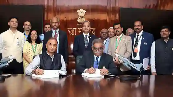 MoD signs Rs. 62,370 crore contract with HAL for procurement of 97 LCA Mk1A aircraft for IAF
