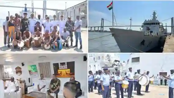 ICGS Sachet Makes Port Call at Maputo, Strengthens Maritime Cooperation with Mozambique
