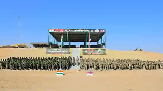 INDIA–UK JOINT MILITARY TRAINING EXERCISE ‘AJEYA WARRIOR-25’ COMMENCES IN RAJASTHAN