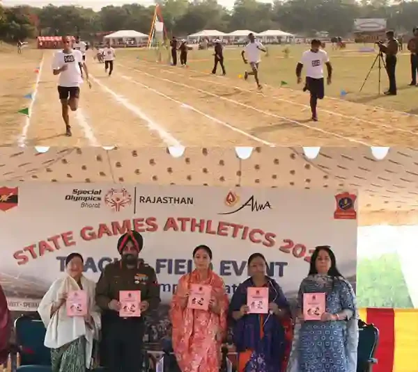 State Games Athletics 2025 for Special Athletes conducted by Sapta Shakti AWWA and Special Olympics Bharat 