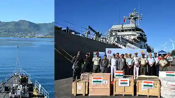 VISIT OF INDIAN NAVAL SHIP SAVITRI TO SEYCHELLES FOR JOINT EEZ SURVEILLANCE