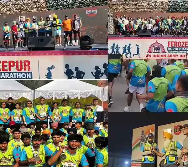 Golden Arrow Division Conducts Ferozepur Border Marathon – 2025 – Honouring Martyrs, Uniting the Nation, Fighting the Drug Menace