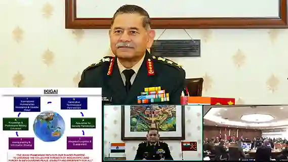 GENERAL UPENDRA DWIVEDI, CHIEF OF THE ARMY STAFF, ADDRESSES 3RD LAND FORCES SUMMIT HOSTED BY JAPAN