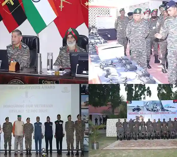 COAS GENERAL UPENDRA DWIVEDI PRESIDES OVER BIENNIAL ARTILLERY CONFERENCE 2025 AT SCHOOL OF ARTILLERY, DEVLALI