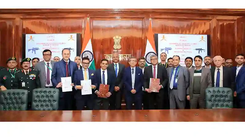 MoD inks Rs 4,666 crore contracts for Close Quarter Battle Carbine & Heavy Weight Torpedoes