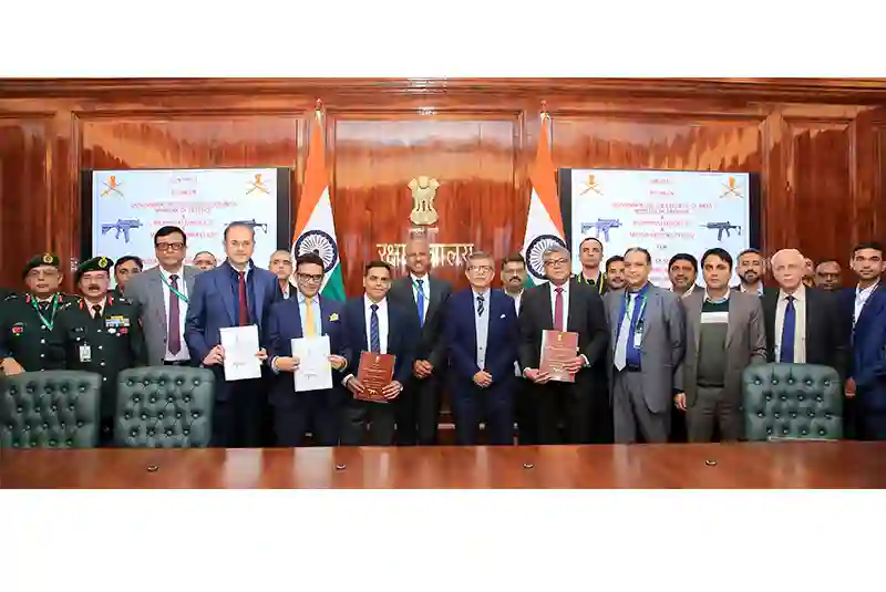 MoD inks Rs 4,666 crore contracts for Close Quarter Battle Carbine & Heavy Weight Torpedoes