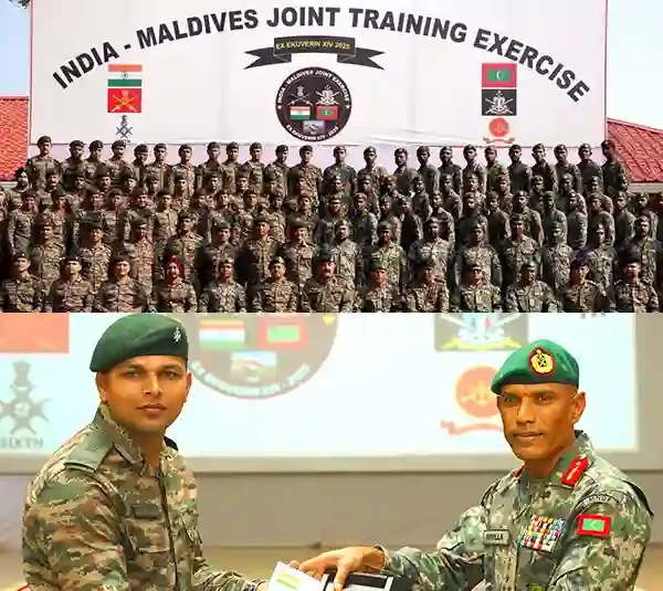 INDIA- MALDIVES JOINT MILITARY EXERCISE EKUVERIN CONCLUDES SUCCESSFULLY AT THIRUVANANTHAPURAM