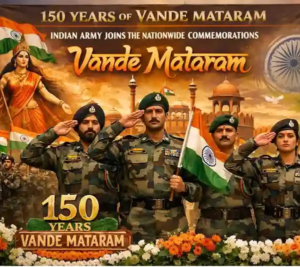 INDIAN ARMY TO JOIN THE SECOND PHASE OF NATIONWIDE COMMEMORATIONS MARKING 150 YEARS OF VANDE MATARAM