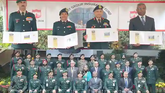 COAS UNVEILS SPECIAL DAY COVER ON THE GOLDEN JUBILEE OF ARMY GROUP INSURANCE FUND
