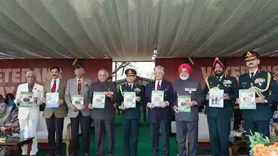 VETERANS DAY CELEBRATED ACROSS INDIA: ARMY INVESTITURE CEREMONY HELD IN JAIPUR