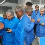 Union Minister Shri Ashwini Vaishnaw launches 2 nm semiconductor chip in Qualcomm in Bengaluru