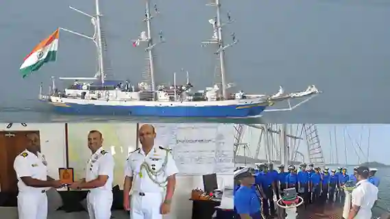 INS TARANGINI ARRIVES AT TRINCOMALEE, SRI LANKA