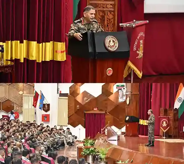 GENERAL UPENDRA DWIVEDI, CHIEF OF THE ARMY STAFF, VISITS DEFENCE SERVICES STAFF COLLEGE, WELLINGTON