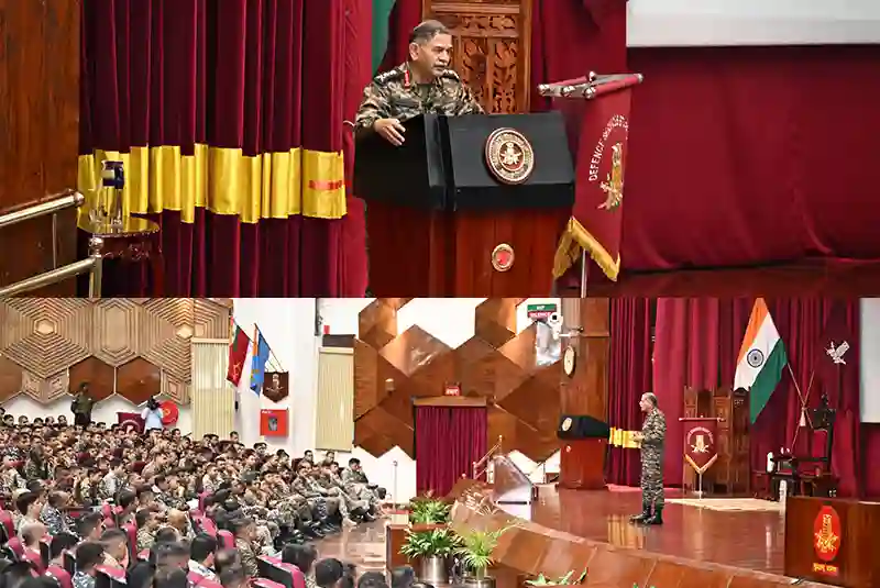 GENERAL UPENDRA DWIVEDI, CHIEF OF THE ARMY STAFF, VISITS DEFENCE SERVICES STAFF COLLEGE, WELLINGTON