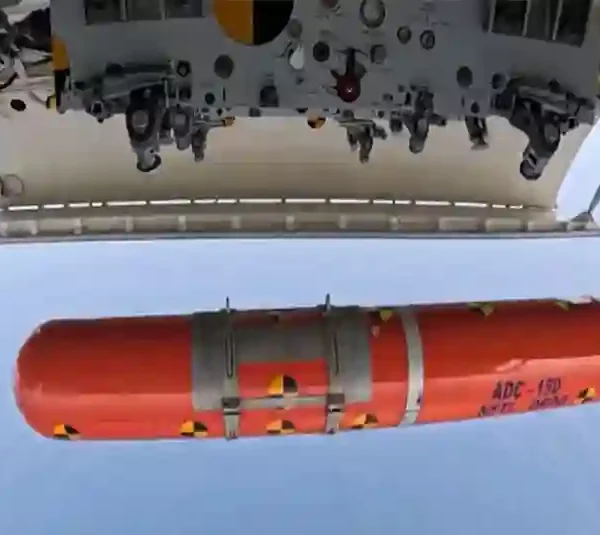 DRDO & Indian Navy conduct in-flight release trials of indigenous Air Droppable Container ADC-150 from P8I Aircraft