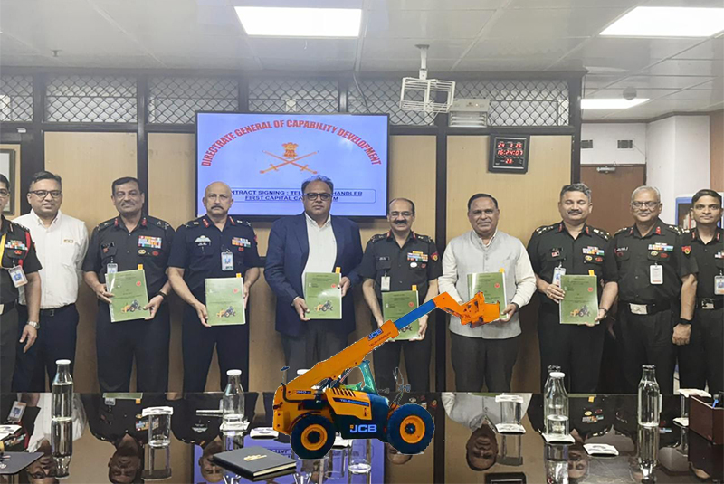 Indian Army Signs First-Ever Capital Procurement Contract on GeM for Telescopic Handlers