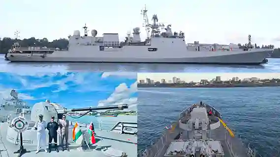 INDIAN NAVAL SHIP TRIKAND ARRIVES AT MOMBASA, KENYA