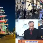 INS SUDARSHINI DEPARTS SÈTE, FRANCE AFTER PARTICIPATION IN ESCALE À SÈTE 2026