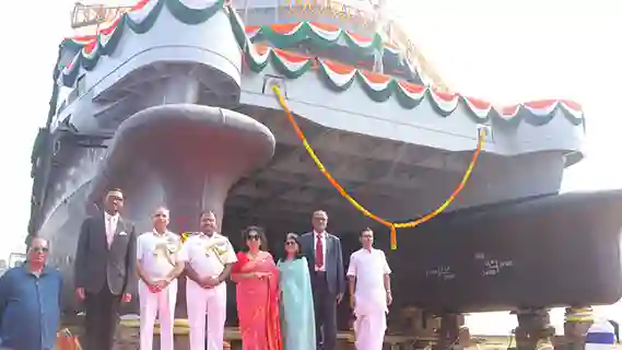 LAUNCH OF DSC A 23 (YARD 328) - FOURTH SHIP OF DIVING SUPPORT CRAFT (DSC) PROJECT