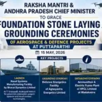 Raksha Mantri & Andhra Pradesh Chief Minister to grace foundation stone laying/grounding ceremonies of aerospace & defence projects at Puttaparthi